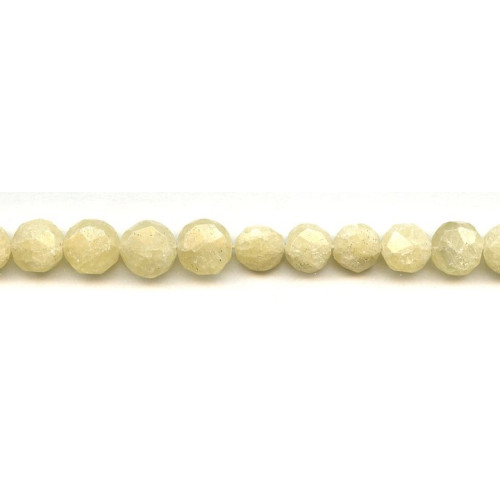 101-2545 Yellow Calcite <br>10mm Faceted Coin