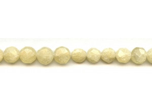 Yellow Calcite 10mm Faceted Coin