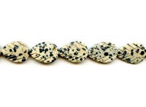 Matte Dalmatian Jasper 15x20 Leaf