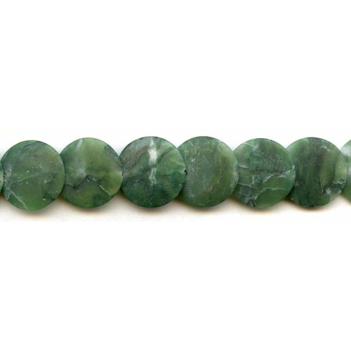 131-0141 African Jade <br>20mm Lentil