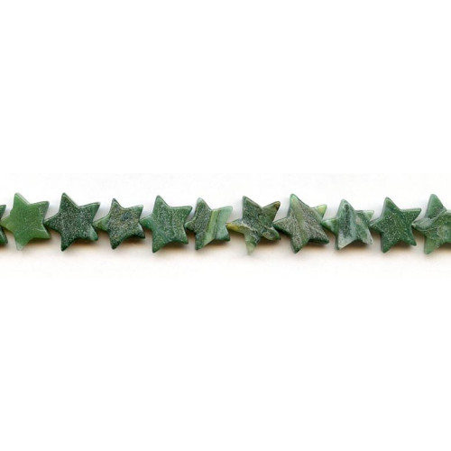 131-0403 African Jade <br>12mm Star