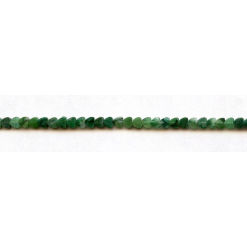 131-1078 African Jade <br>4mm Heart