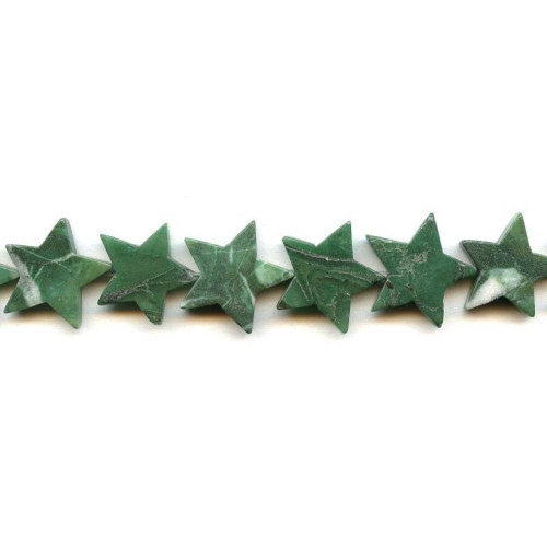 131-1092 African Jade <br>20mm Star