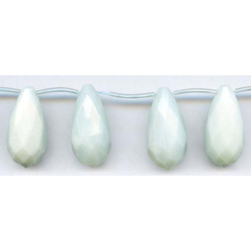 133-1481 Amazonite <br>17x33 Teardrop Briolette