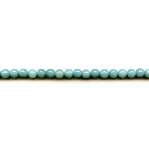 133-1986 Amazonite <br>6mm Round
