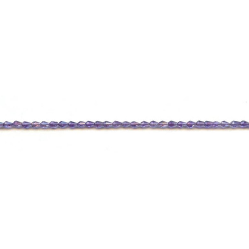 134-1598 Amethyst <br>2.5x4 Faceted Teardrop
