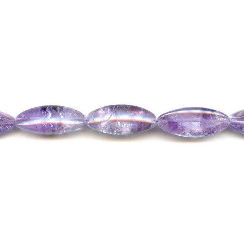 134-1921 Amethyst <br>12x30 Triangle Oval Rice