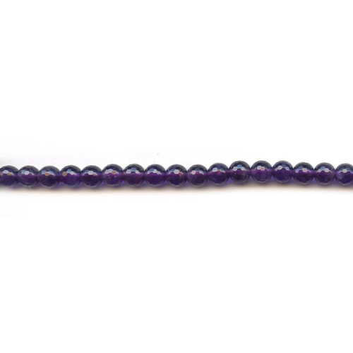 134-2224 Amethyst <br>6mm Faceted Round
