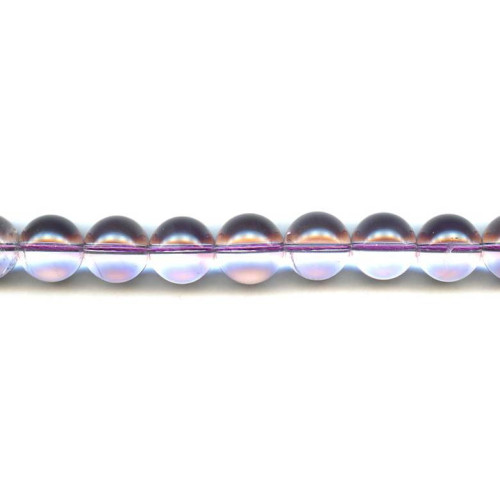 134-2344 Pink Amethyst <br>14mm Round