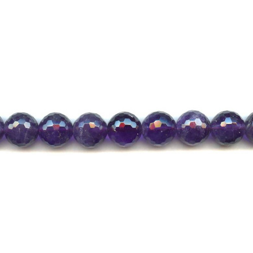 134-2383 Amethyst <br>14mm Faceted Round