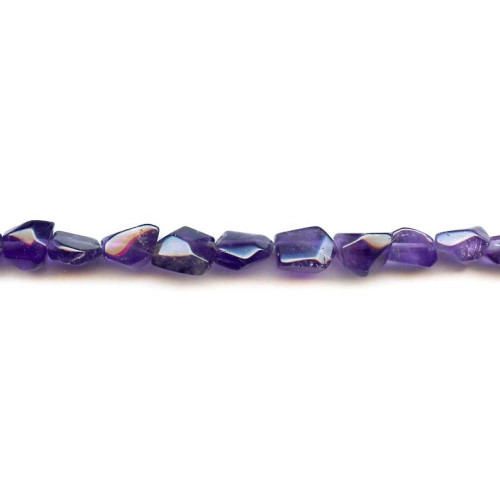 134-2392 Amethyst <br>10x Faceted Nugget