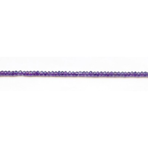 134-2427 Amethyst <br>3-3.5mm Faceted Rondell