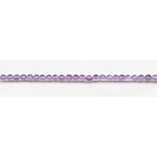 134-2445 Pink Amethyst <br>4mm Faceted Round