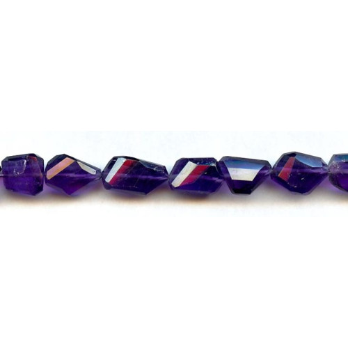 134-2466 Amethyst <br>10-12x Faceted Nugget