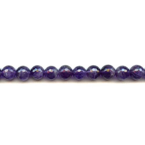 134-2506 Amethyst <br>10mm Faceted Round