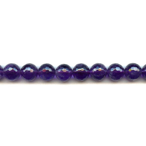 134-2512 Amethyst <br>12mm Faceted Round