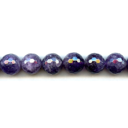 134-2515 Amethyst <br>16mm Faceted Round