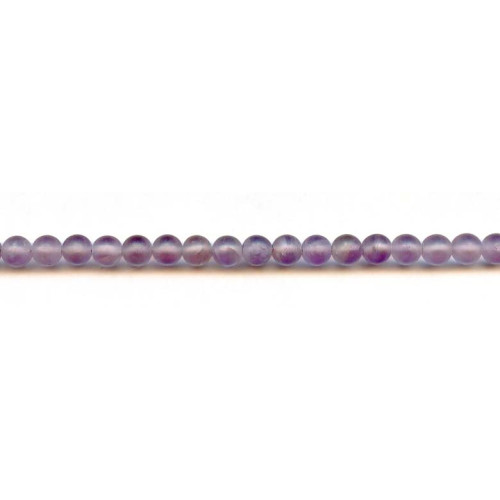 134-2608 Matte Amethyst <br>6mm Round