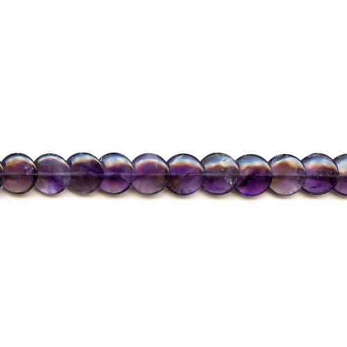 134-2642 Amethyst <br>12mm Lentil