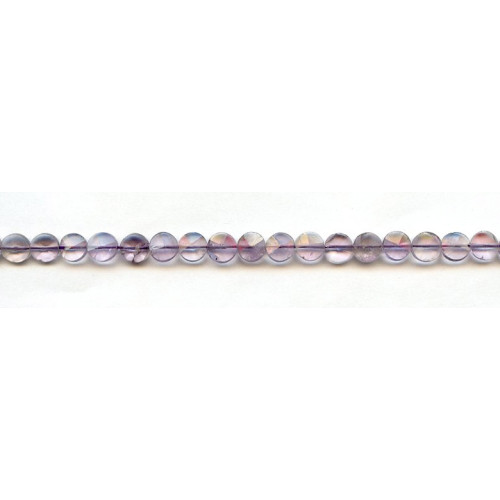 134-2695 Amethyst <br>5mm Faceted Coin