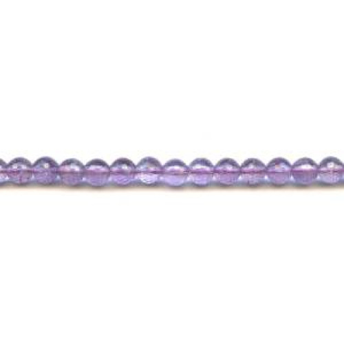 134-2729 Pink Amethyst <br>8mm Faceted Round