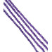 134-2743 Amethyst <br>8mm Corrugated Round