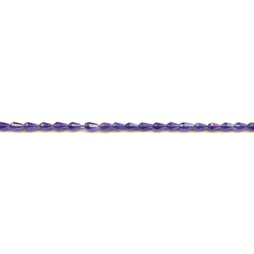 134-2751 Amethyst <br>3x5 Faceted Teardrop