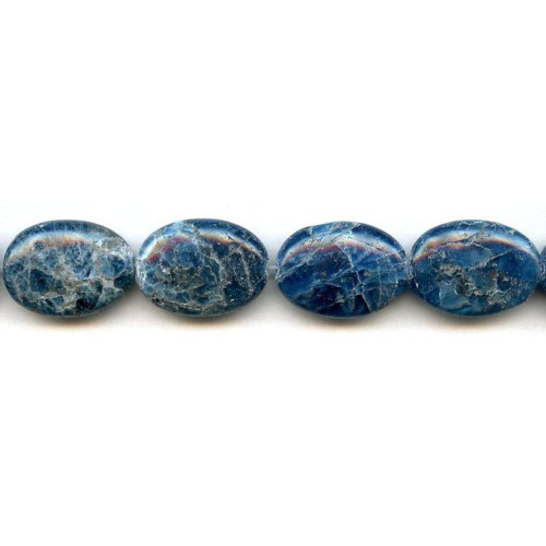 135-1060 Blue Apatite <br>18x25 Flat Oval