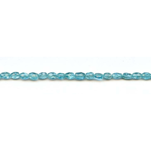 135-1099 Apatite <br>3x5-4x6 Faceted Flat Oval