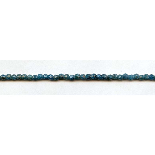 135-1467 Blue Apatite <br>4mm Faceted Round
