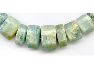 Aquamarine 10-23x Hexagon Tube Aquamarine 10-23x Hexagon Tube