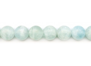 Matte Aquamarine 16mm Round