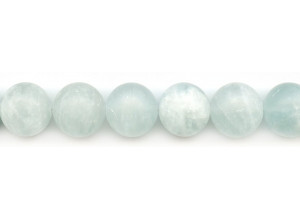 Matte Aquamarine 18mm Round