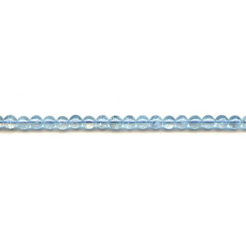 137-1736 Aquamarine <br>6mm Round