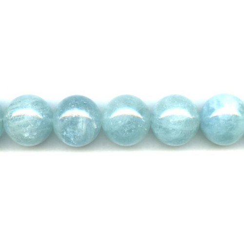 137-2510 Aquamarine <br>21-22mm Round