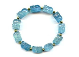 Aquamarine 11-12mm Pichiu Bracelet