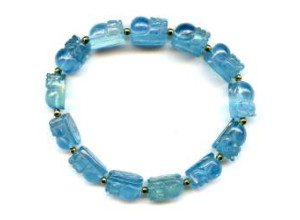 Aquamarine 10-11mm Pichiu Bracelet