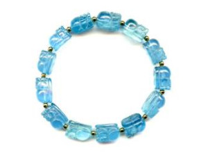 Aquamarine 9-10mm Pichiu Bracelet