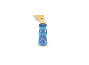 Aquamarine 24x11 Carved Pendant