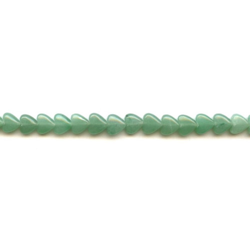 138-1199 Aventurine <br>8mm Puffy Heart