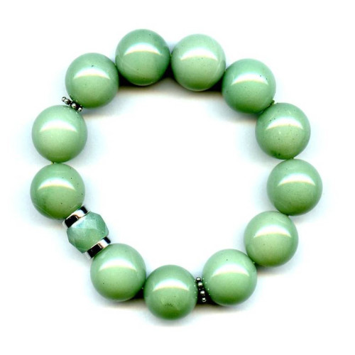 138-1310 Aventurine <br>16mm Round Bracelet