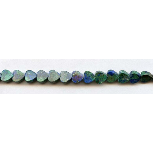 139-1134 Azurite <br>8mm Heart