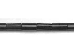 Black Onyx 10x20 Strip-faceted Tube