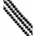 140-1136 Black Onyx <br>20mm Faceted Flat Pear