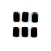 140-1157 Black Onyx <br>20x32 Cushion Cut Pendant
