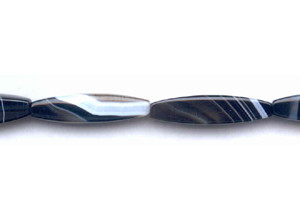 Black Sardonyx 10x40 Square Oval Rice