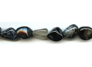 Black Onyx 14-16mm Tumbled Nugget