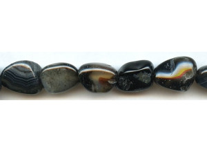Black Onyx 16-18mm Tumbled Nugget