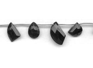 Black Onyx 14x Fancy Briolette