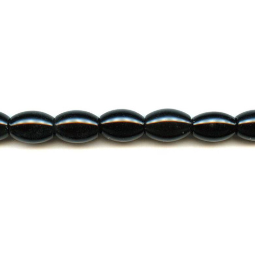 140-1252 Black Onyx <br>13x18 Barrel Oval